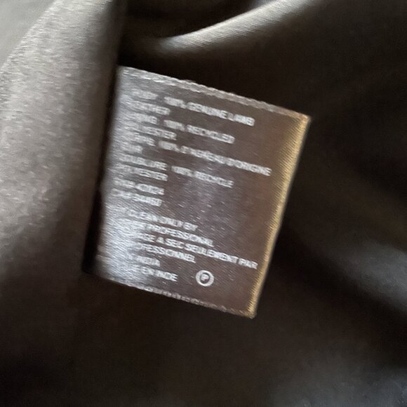 Reformation Veda Crosby 90s Longline Leather Blazer Black Size 2X - Picture 9 of 15